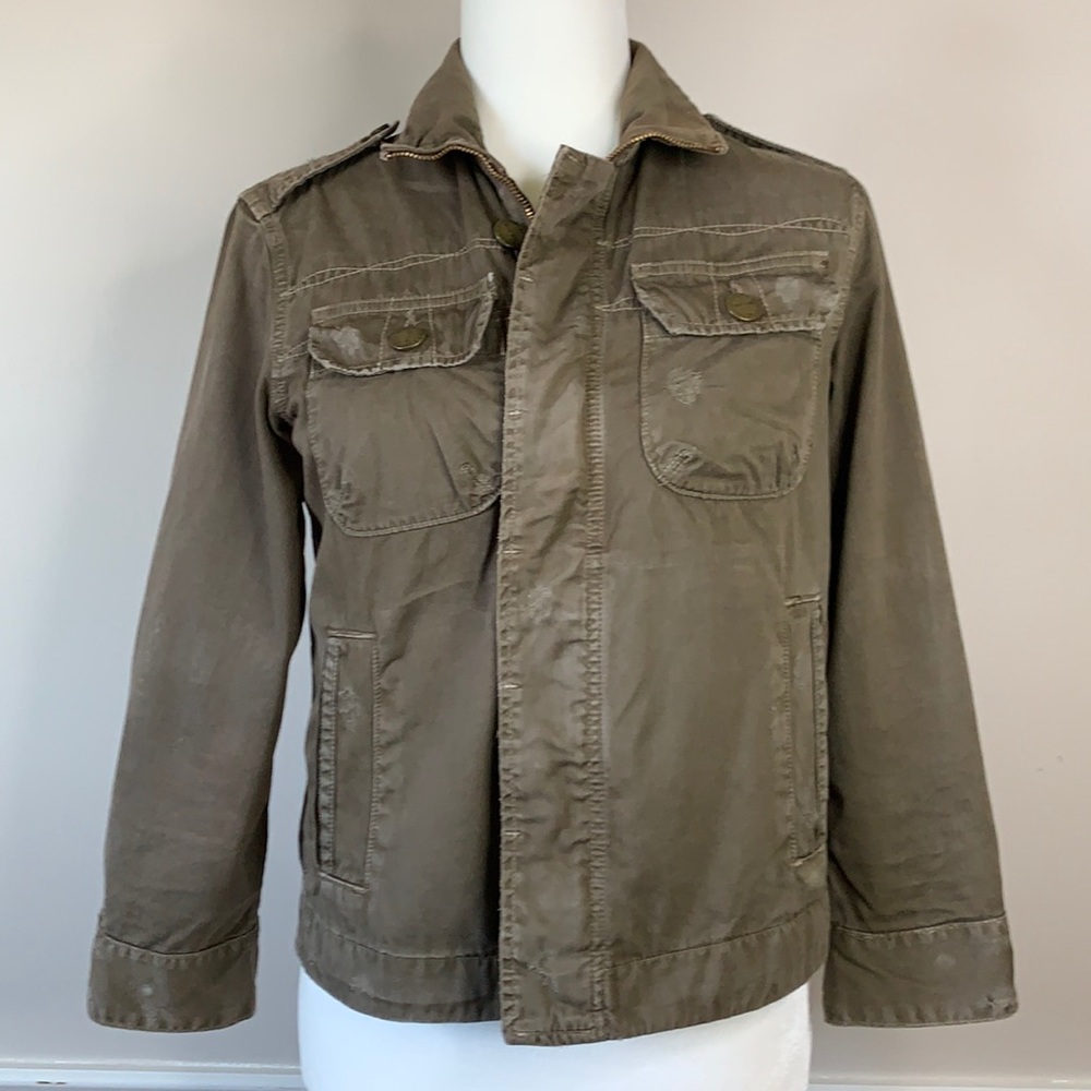 Current/Elliott soldier jacket. Combat green.